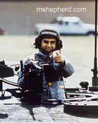 Michael Dukakis in a tank